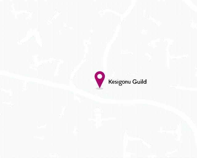 Keshigomu Guildの場所を示す中目黒駅周辺の地図